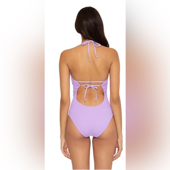 BECCA SWIMSUIT Candice Convertible Halter One Piece Swimsuit - Picture 2 of 4